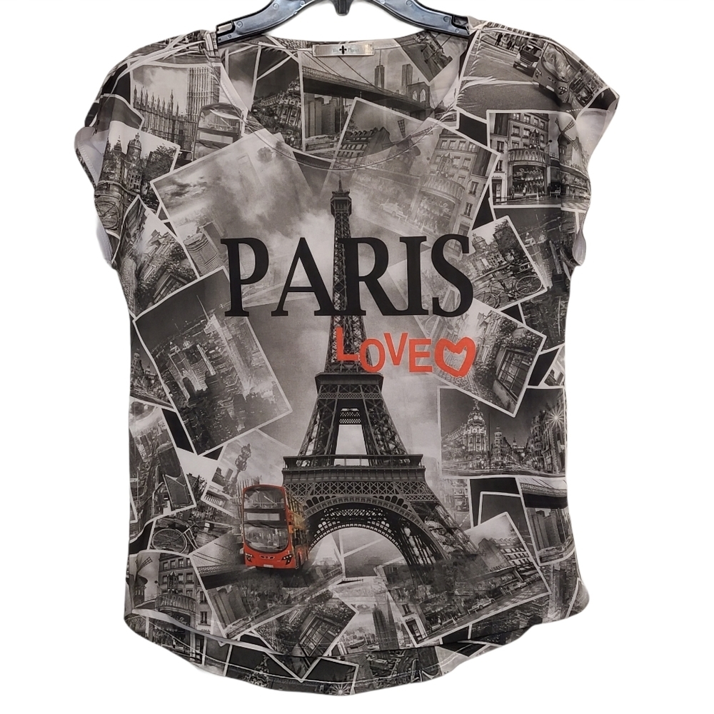 Blu Planet Paris Top Shirt Small